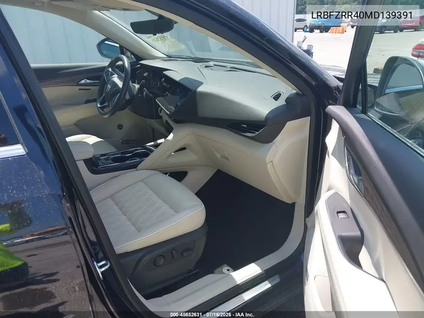 2021 Buick Envision Fwd Avenir VIN: LRBFZRR40MD139391 Lot: 45652631