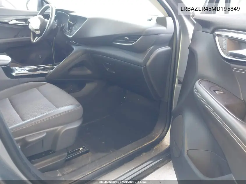 2021 Buick Envision Fwd Preferred VIN: LRBAZLR45MD195849 Lot: 45660023