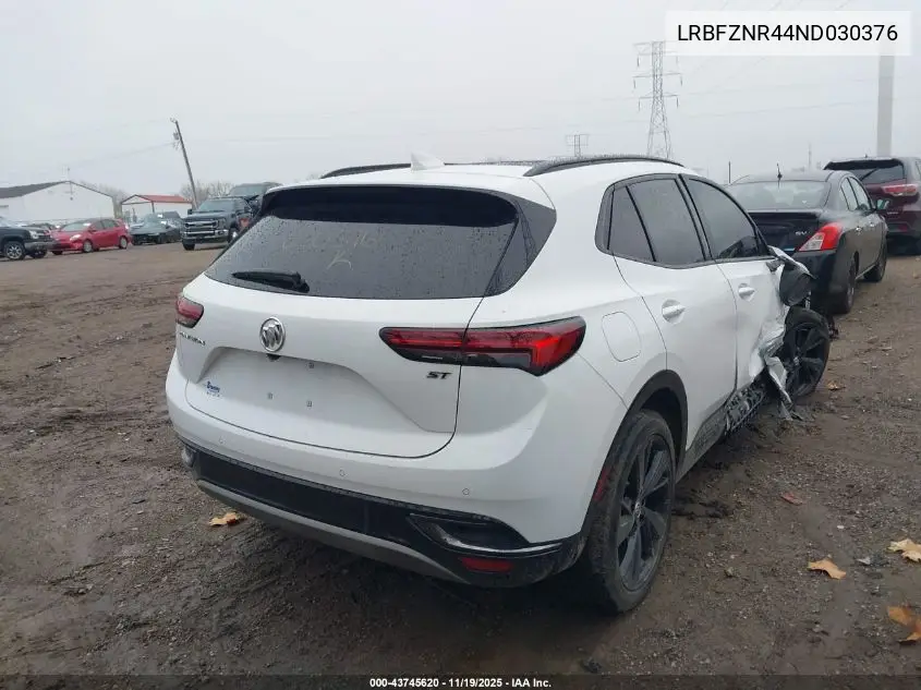 LRBFZNR44ND030376 2022 Buick Envision Fwd Essence