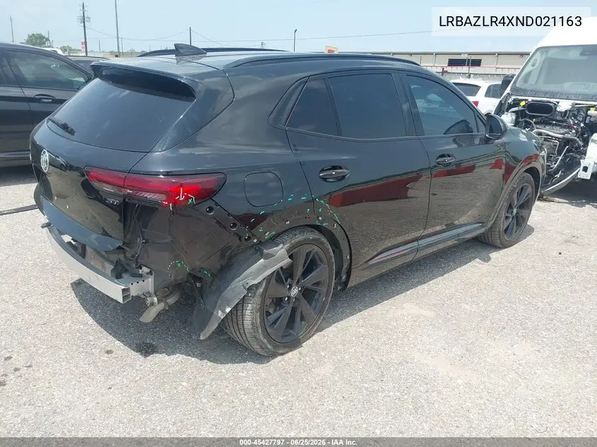 2022 Buick Envision Fwd Preferred VIN: LRBAZLR4XND021163 Lot: 45427797