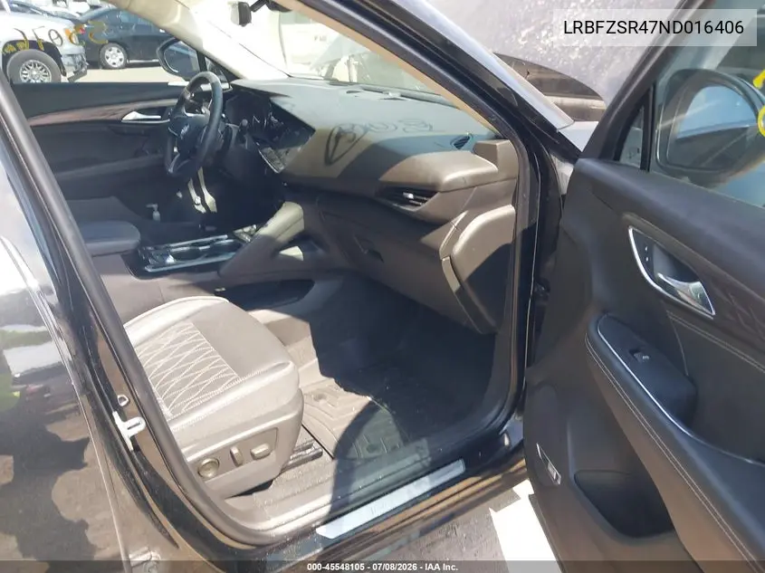 2022 Buick Envision Awd Avenir VIN: LRBFZSR47ND016406 Lot: 45548105