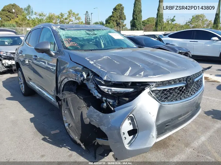2023 Buick Envision Avenir Awd VIN: LRBFZSR42PD143809 Lot: 45330720