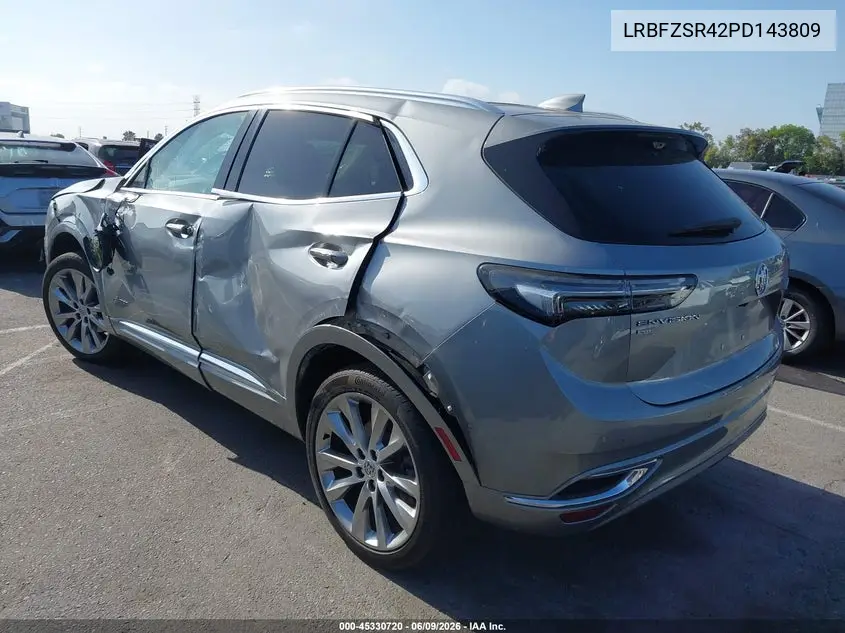 2023 Buick Envision Avenir Awd VIN: LRBFZSR42PD143809 Lot: 45330720