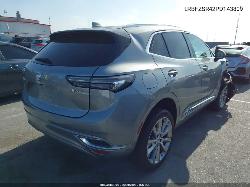 2023 Buick Envision Avenir Awd VIN: LRBFZSR42PD143809 Lot: 45330720