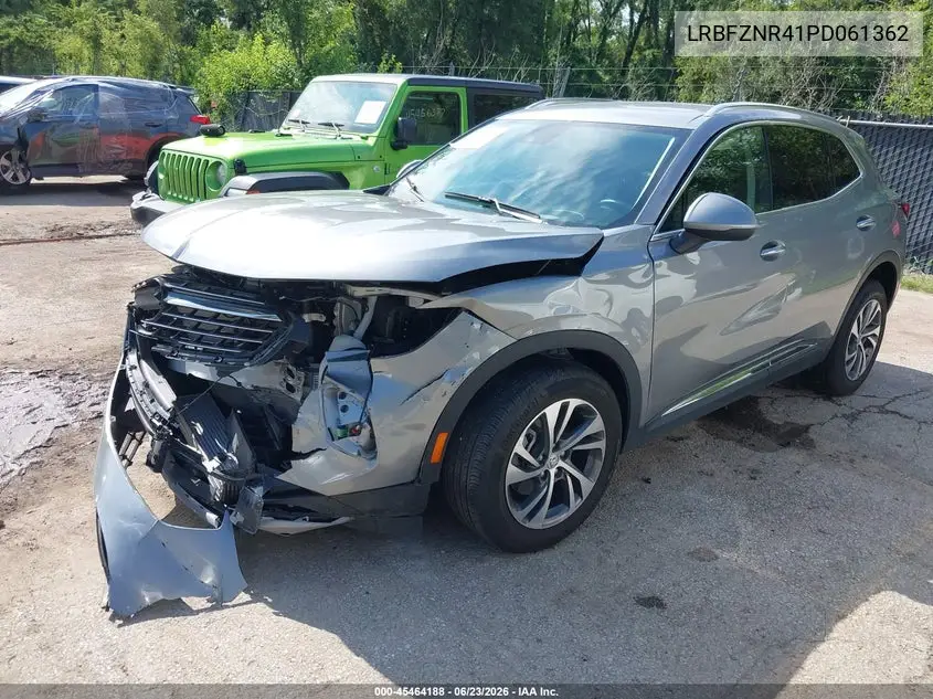 2023 Buick Envision Essence Fwd VIN: LRBFZNR41PD061362 Lot: 45464188