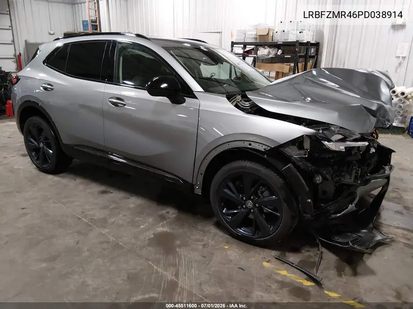 2023 Buick Envision Preferred Awd VIN: LRBFZMR46PD038914 Lot: 45511600