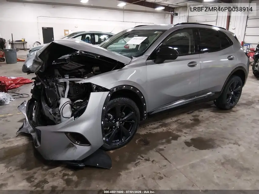 2023 Buick Envision Preferred Awd VIN: LRBFZMR46PD038914 Lot: 45511600