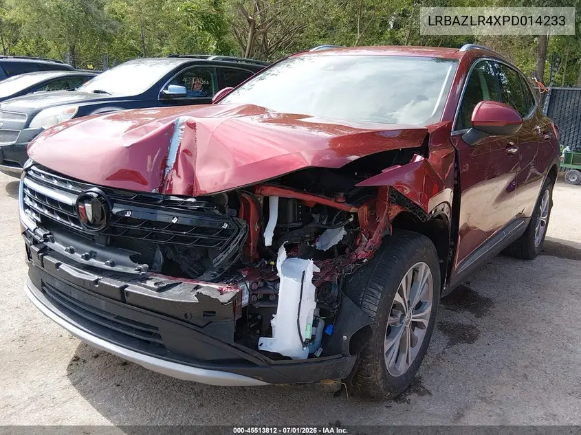 2023 Buick Envision Preferred Fwd VIN: LRBAZLR4XPD014233 Lot: 45513812