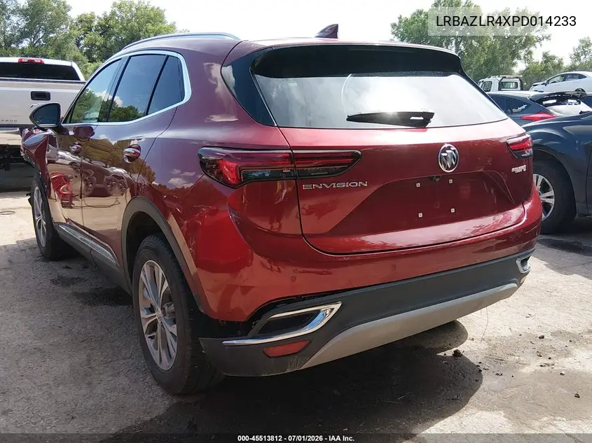 2023 Buick Envision Preferred Fwd VIN: LRBAZLR4XPD014233 Lot: 45513812