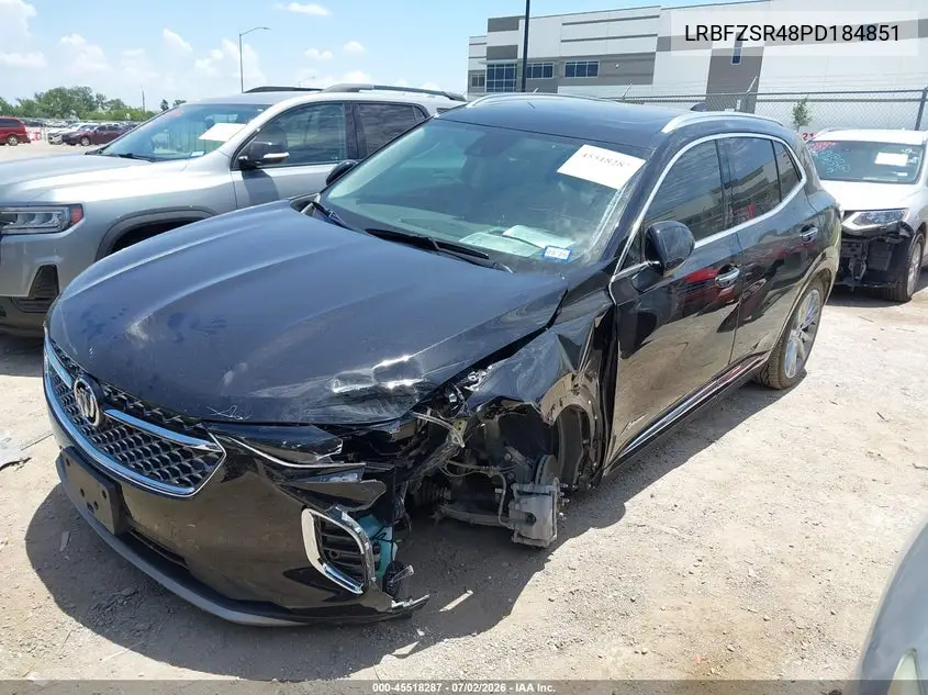 2023 Buick Envision Avenir Awd VIN: LRBFZSR48PD184851 Lot: 45518287