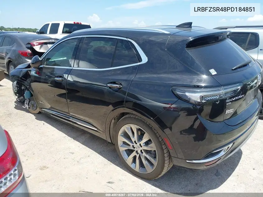 2023 Buick Envision Avenir Awd VIN: LRBFZSR48PD184851 Lot: 45518287