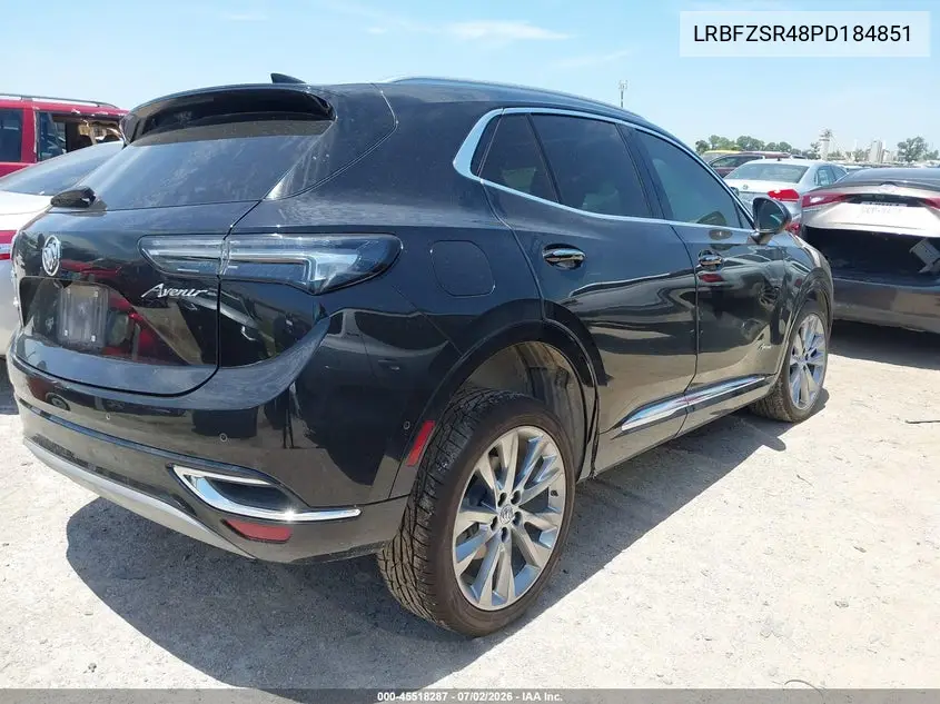 2023 Buick Envision Avenir Awd VIN: LRBFZSR48PD184851 Lot: 45518287