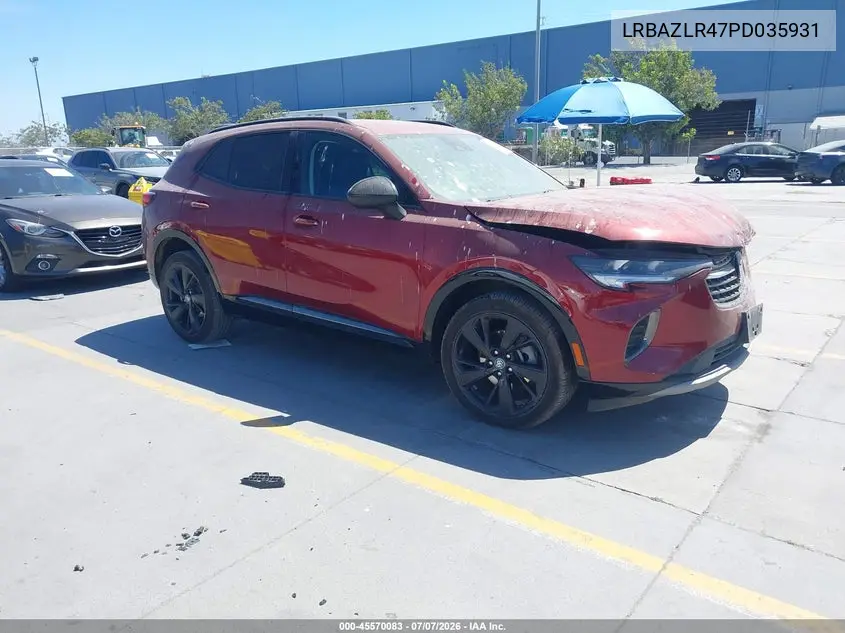 2023 Buick Envision Preferred Fwd VIN: LRBAZLR47PD035931 Lot: 45570083