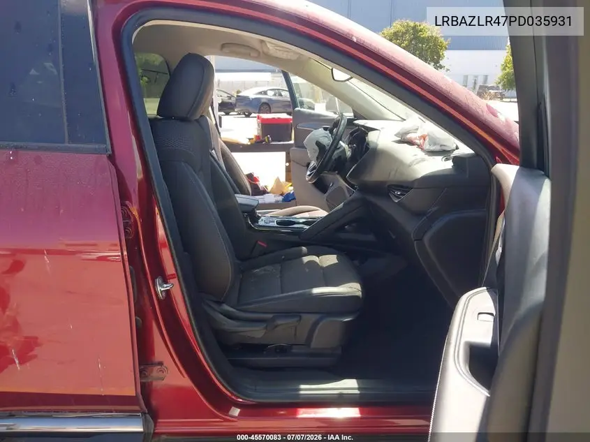 2023 Buick Envision Preferred Fwd VIN: LRBAZLR47PD035931 Lot: 45570083