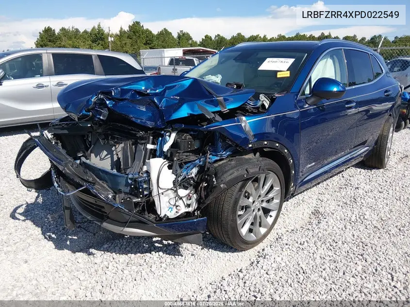 2023 Buick Envision Avenir Fwd VIN: LRBFZRR4XPD022549 Lot: 45667816