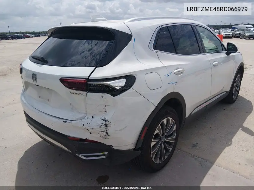 2024 Buick Envision Preferred Awd VIN: LRBFZME48RD066979 Lot: 45446001