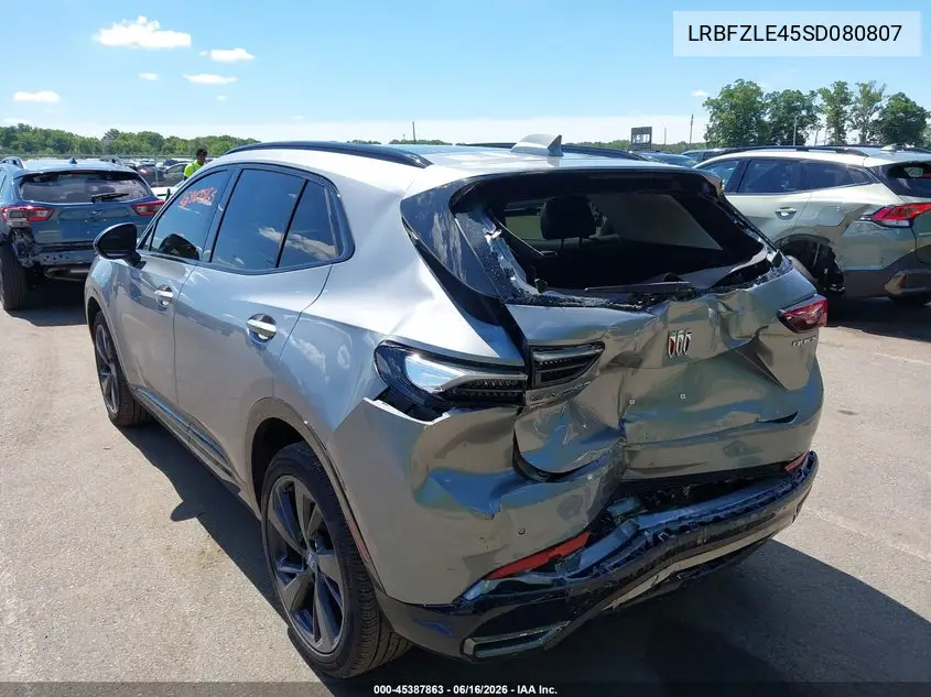 2025 Buick Envision Sport Touring Awd VIN: LRBFZLE45SD080807 Lot: 45387863
