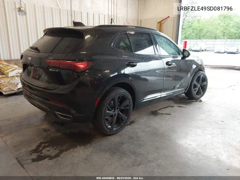 2025 Buick Envision Sport Touring Awd VIN: LRBFZLE49SD081796 Lot: 45455655