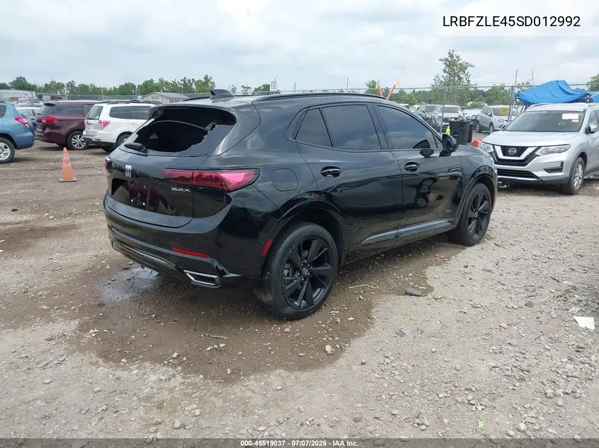 2025 Buick Envision Sport Touring Awd VIN: LRBFZLE45SD012992 Lot: 45519037