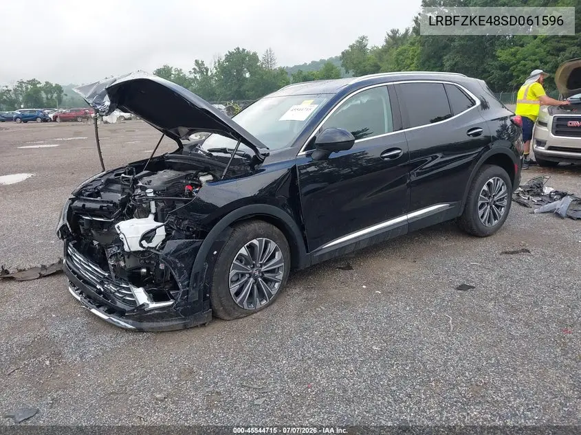 2025 Buick Envision Preferred Awd VIN: LRBFZKE48SD061596 Lot: 45544715