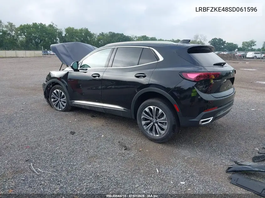2025 Buick Envision Preferred Awd VIN: LRBFZKE48SD061596 Lot: 45544715