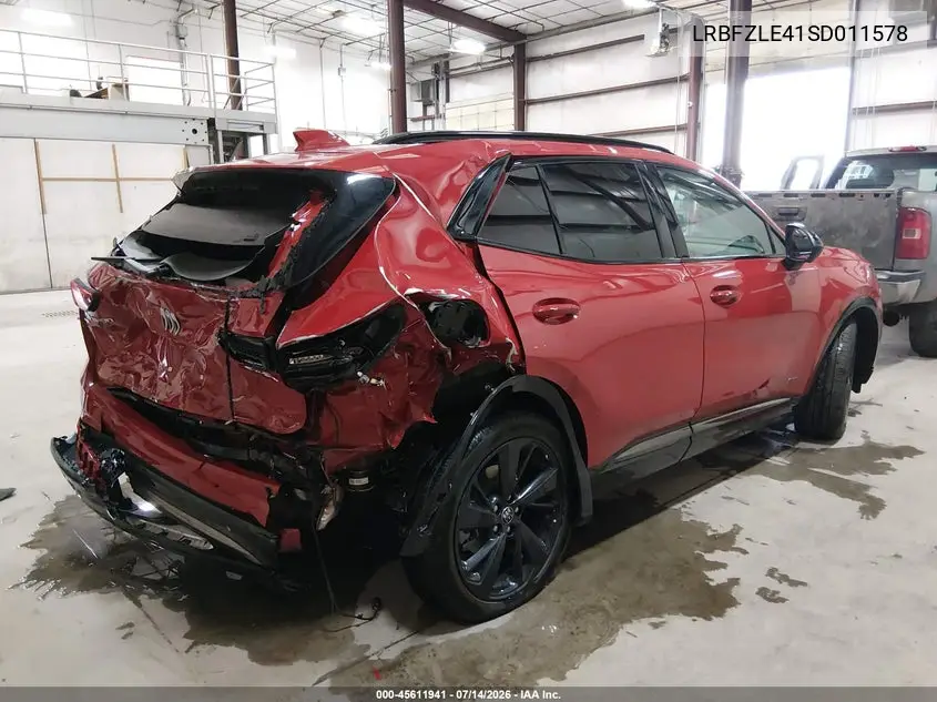 2025 Buick Envision Sport Touring Awd VIN: LRBFZLE41SD011578 Lot: 45611941