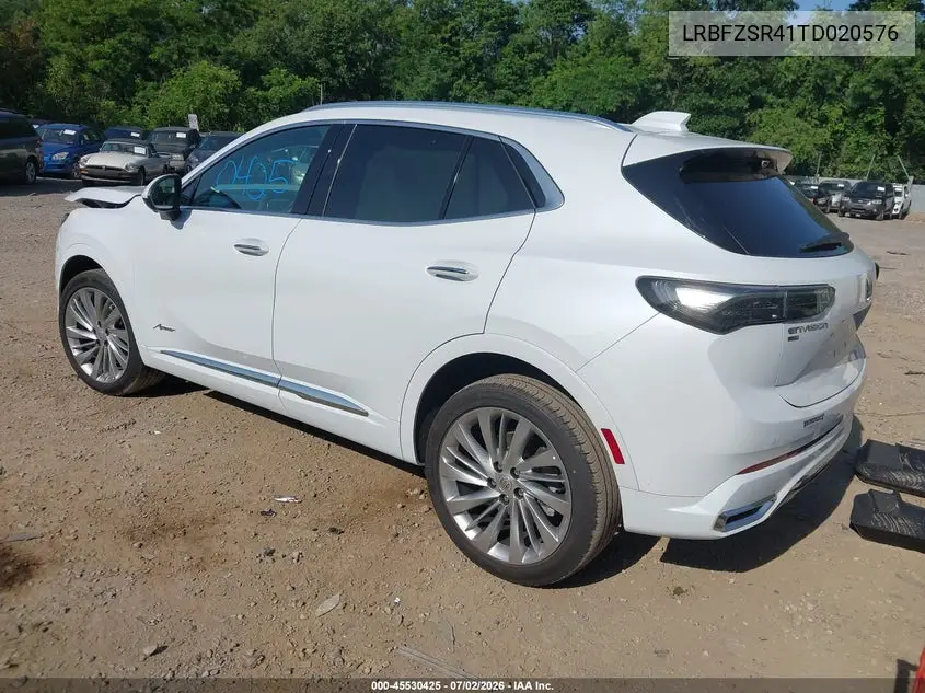 2026 Buick Envision Avenir Awd VIN: LRBFZSR41TD020576 Lot: 45530425