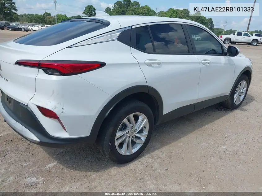 2024 Buick Envista Preferred Fwd VIN: KL47LAE22RB101333 Lot: 45245042