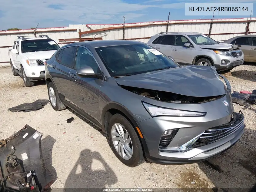 2024 Buick Envista Preferred Fwd VIN: KL47LAE24RB065144 Lot: 45288527