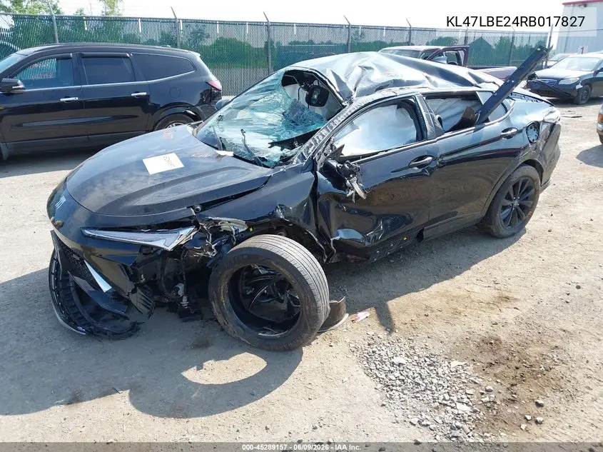 2024 Buick Envista Sport Touring Fwd VIN: KL47LBE24RB017827 Lot: 45289157