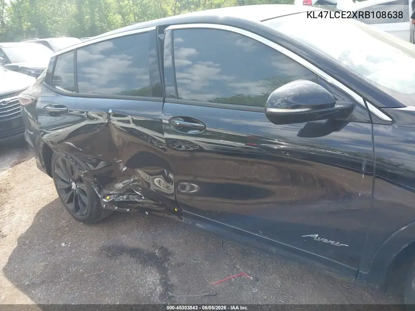 2024 Buick Envista Avenir Fwd VIN: KL47LCE2XRB108638 Lot: 45303843