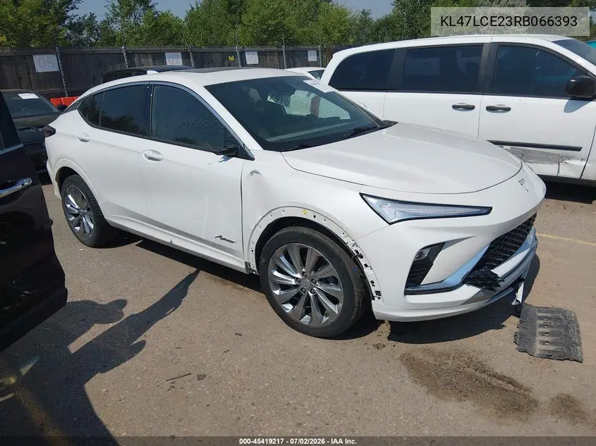 2024 Buick Envista Avenir Fwd VIN: KL47LCE23RB066393 Lot: 45419217