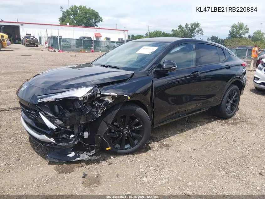 2024 Buick Envista Sport Touring Fwd VIN: KL47LBE21RB220884 Lot: 45466531