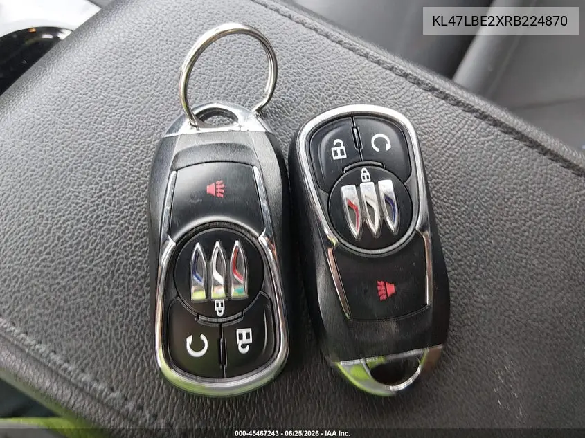 2024 Buick Envista Sport Touring Fwd VIN: KL47LBE2XRB224870 Lot: 45467243