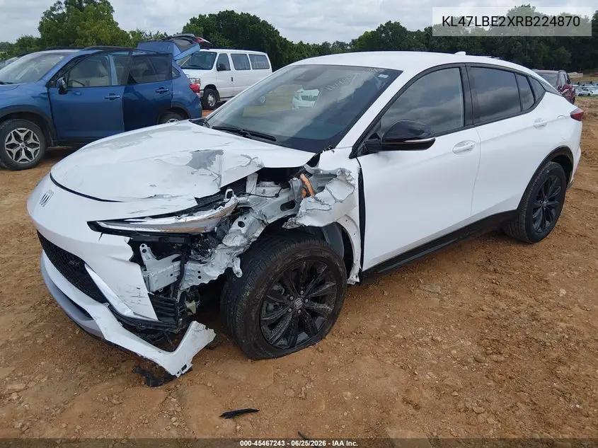 2024 Buick Envista Sport Touring Fwd VIN: KL47LBE2XRB224870 Lot: 45467243