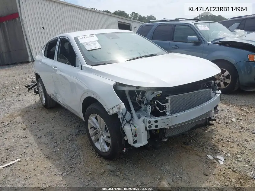 2024 Buick Envista Preferred Fwd VIN: KL47LAE23RB114964 Lot: 45476788