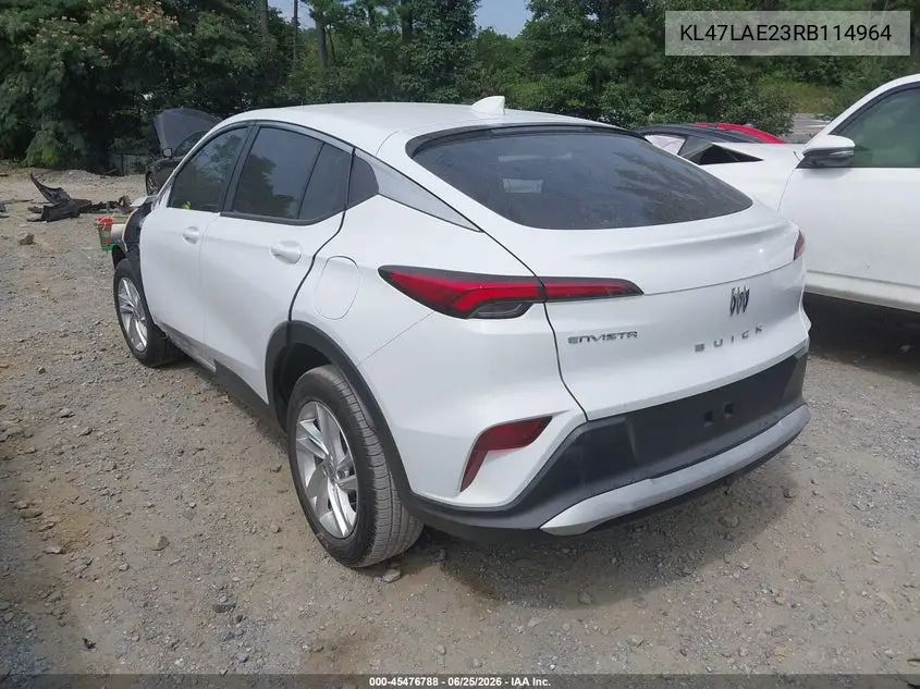 2024 Buick Envista Preferred Fwd VIN: KL47LAE23RB114964 Lot: 45476788