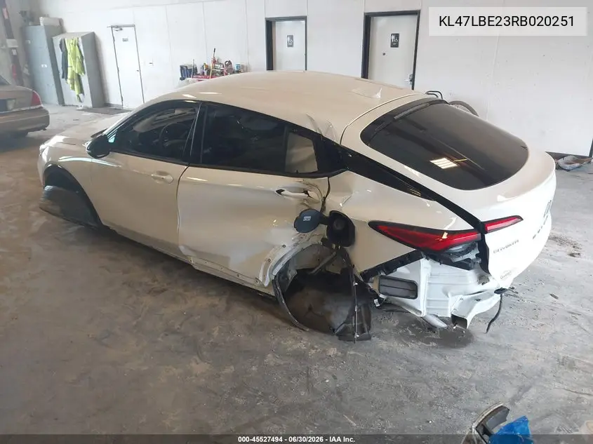 2024 Buick Envista Sport Touring Fwd VIN: KL47LBE23RB020251 Lot: 45527494