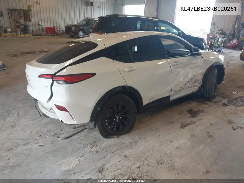 2024 Buick Envista Sport Touring Fwd VIN: KL47LBE23RB020251 Lot: 45527494