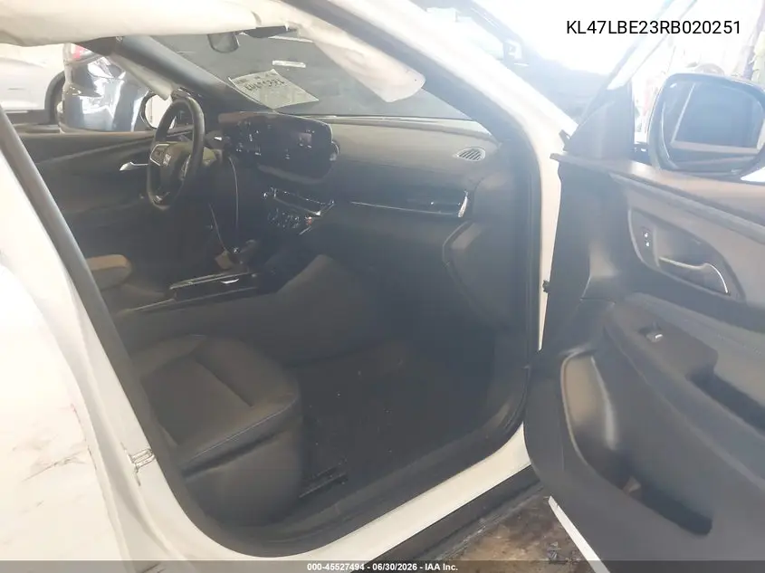 2024 Buick Envista Sport Touring Fwd VIN: KL47LBE23RB020251 Lot: 45527494
