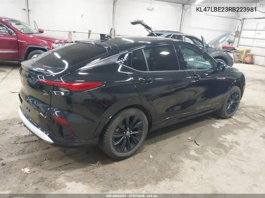 2024 Buick Envista Sport Touring Fwd VIN: KL47LBE23RB223981 Lot: 45542287