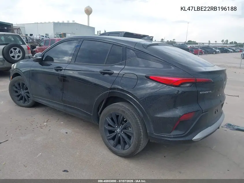 2024 Buick Envista Sport Touring Fwd VIN: KL47LBE22RB196188 Lot: 45553890
