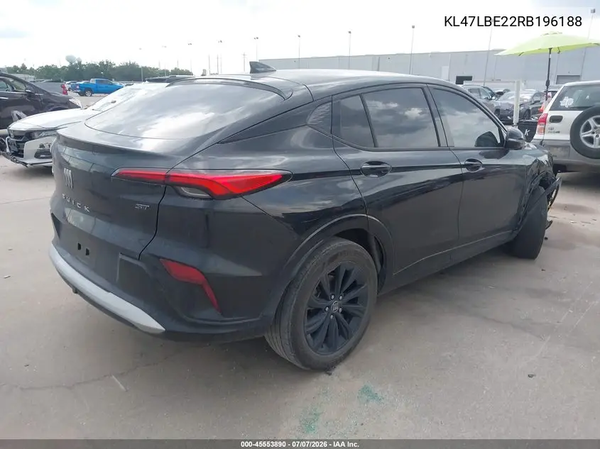 2024 Buick Envista Sport Touring Fwd VIN: KL47LBE22RB196188 Lot: 45553890
