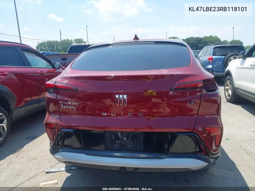 2024 Buick Envista Sport Touring Fwd VIN: KL47LBE23RB118101 Lot: 45559401