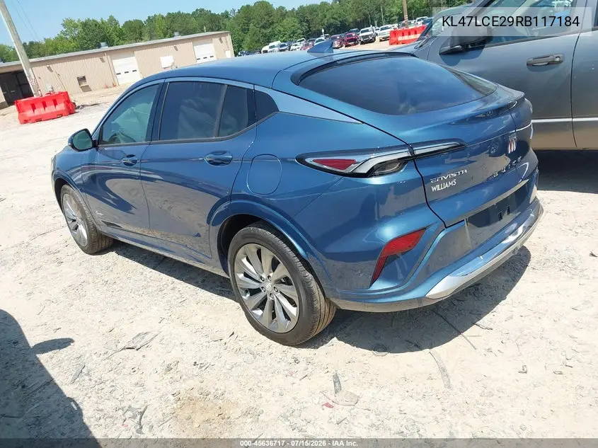 2024 Buick Envista Avenir Fwd VIN: KL47LCE29RB117184 Lot: 45636717