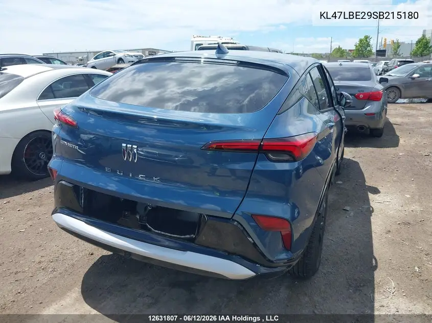 2025 Buick Envista Sport Touring Fwd VIN: KL47LBE29SB215180 Lot: 12631807