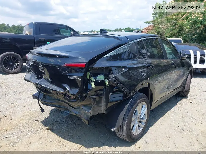 2025 Buick Envista Preferred Fwd VIN: KL47LAEP5SB229339 Lot: 45235239