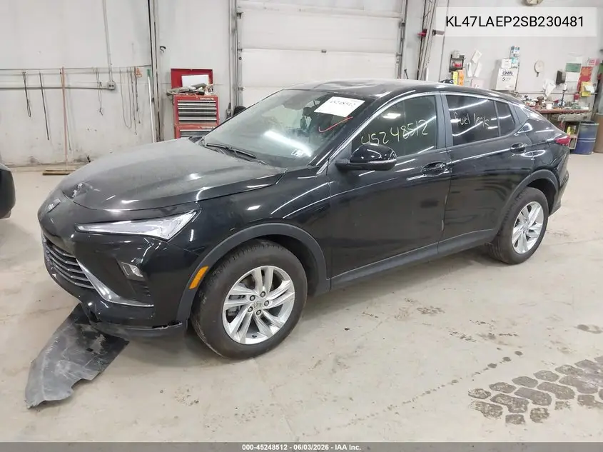 2025 Buick Envista Preferred Fwd VIN: KL47LAEP2SB230481 Lot: 45248512