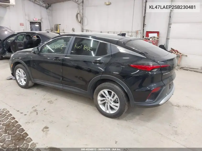 2025 Buick Envista Preferred Fwd VIN: KL47LAEP2SB230481 Lot: 45248512