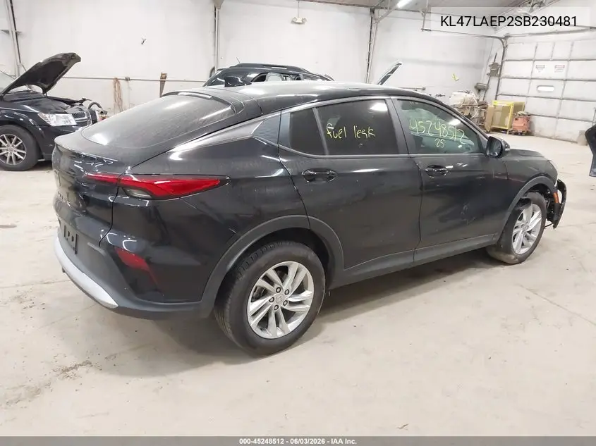 2025 Buick Envista Preferred Fwd VIN: KL47LAEP2SB230481 Lot: 45248512